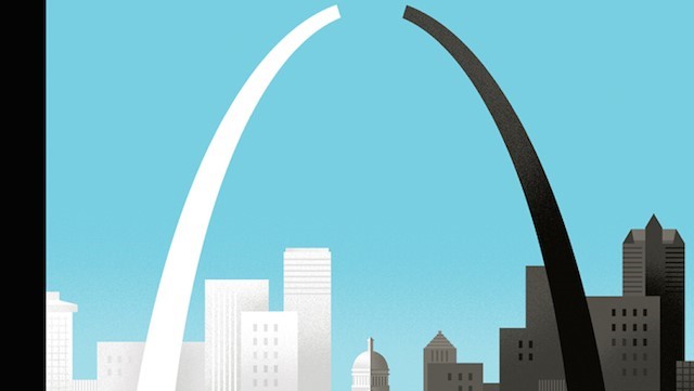“Broken Arch: A Scene from St. Louis” by Bob Staake”